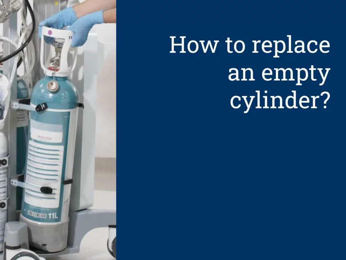 How to replace an empty cylinder