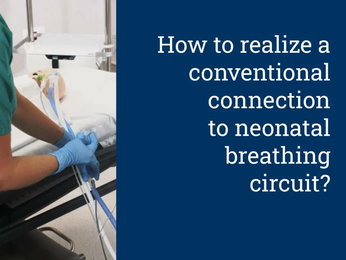 How to realize a conventional connection to neonatal breathing circuit