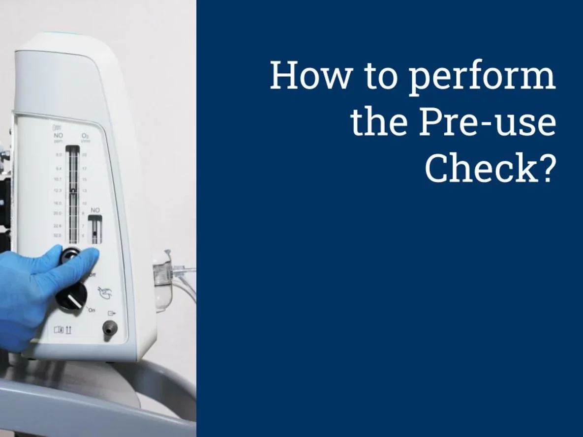 How to perform the Pre-use Check