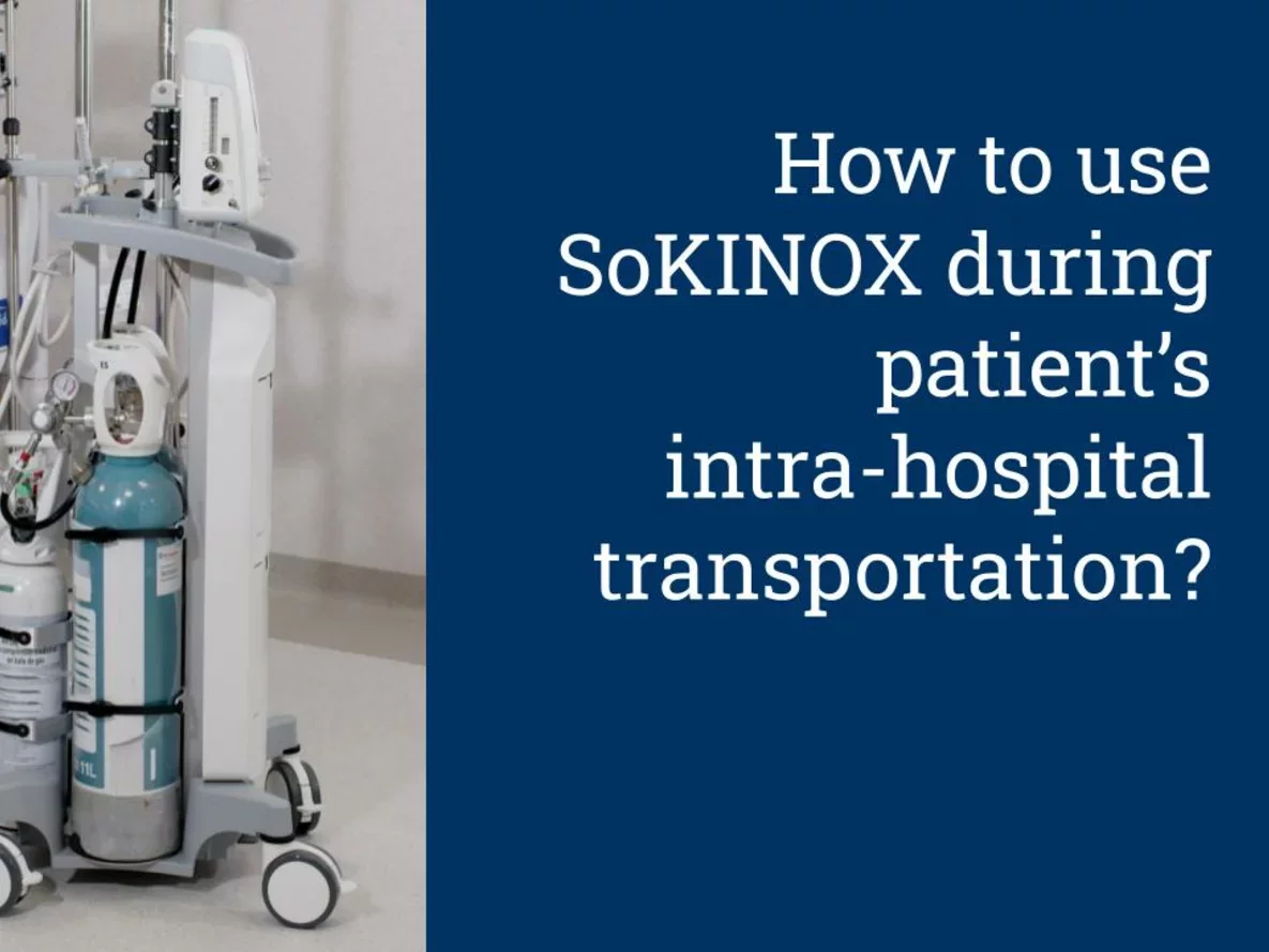 How to use SoKINOX during patient’s intra-hospital transportation