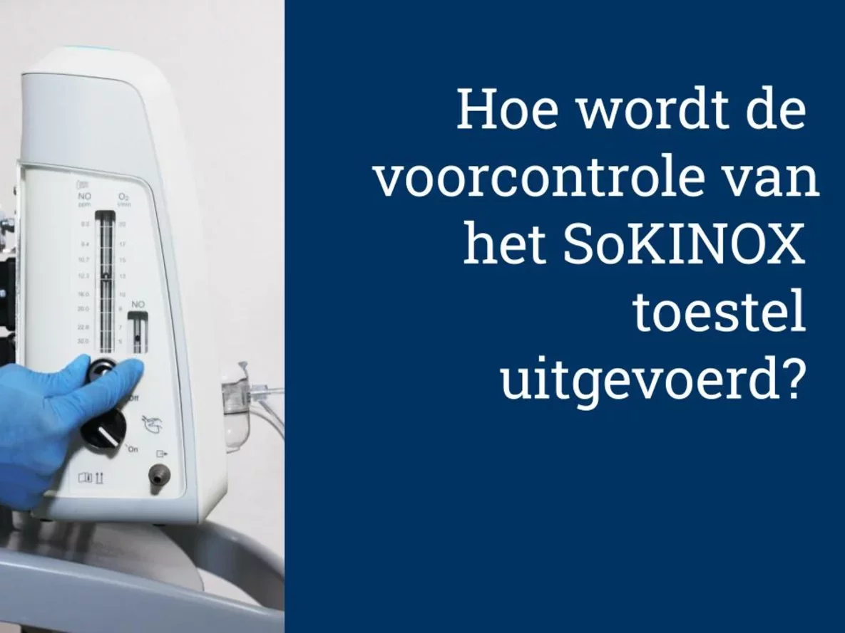 Hoe wordt de voorcontrole van het SoKINOX toestel uitgevoerd?
