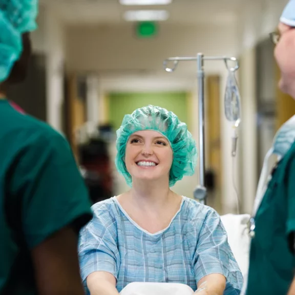 smiling patient