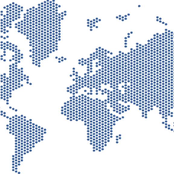 World map Blue AL